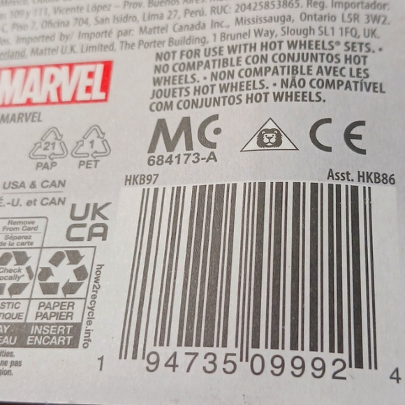 Marvel × Hot Wheels Black Panther Racerverse, 1:64, Black. - Picture 6 of 6